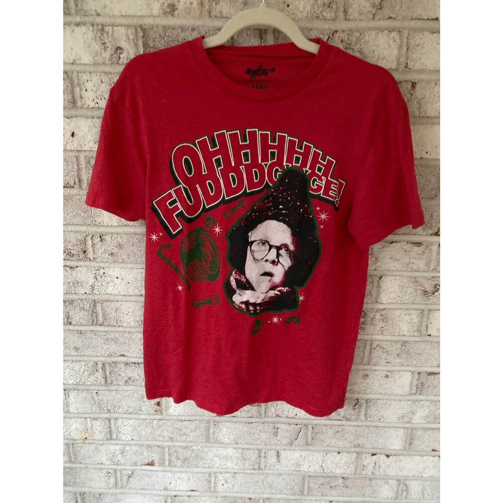 A Christmas Story Ohhh Fuddggee graphic T-Shirt Size Medium